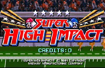 Super High Impact (prototype, rev 5.0 09/15/91)-MAME 2003